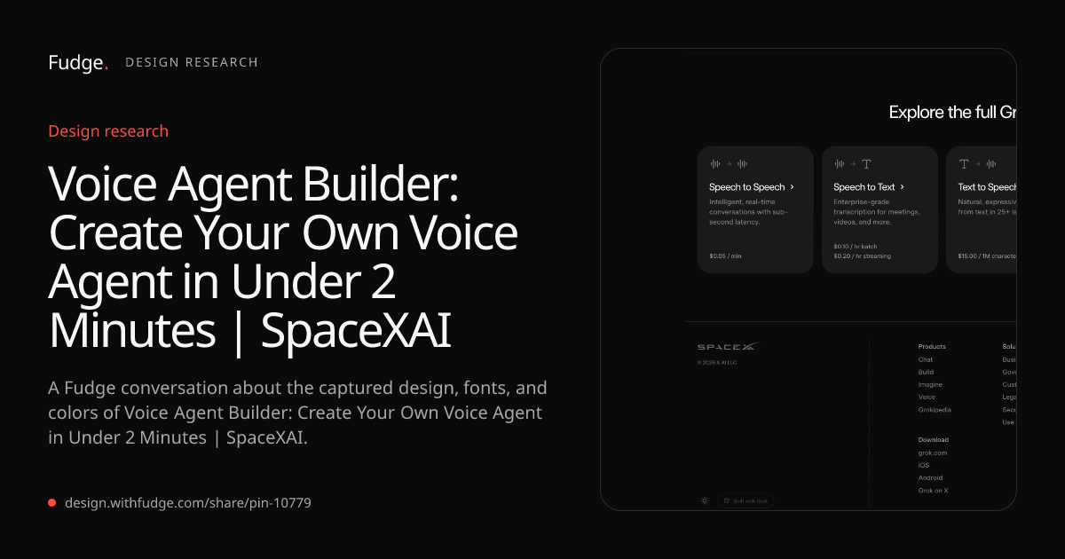 Design Inspiration from x.ai/voice