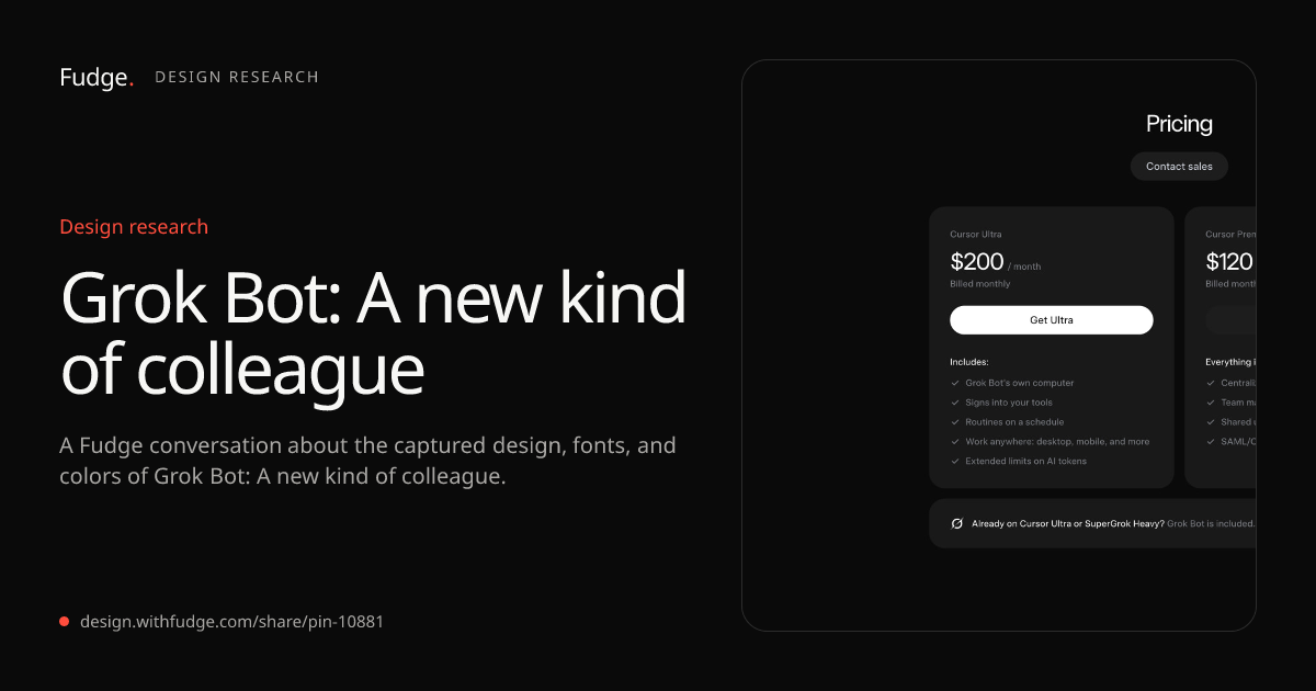 Design Inspiration from x.ai/bot