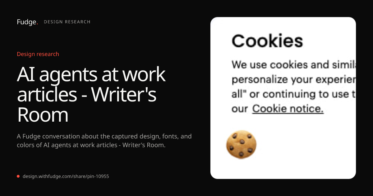 Design Inspiration from writer.com/blog/category/ai-agents-at-work/
