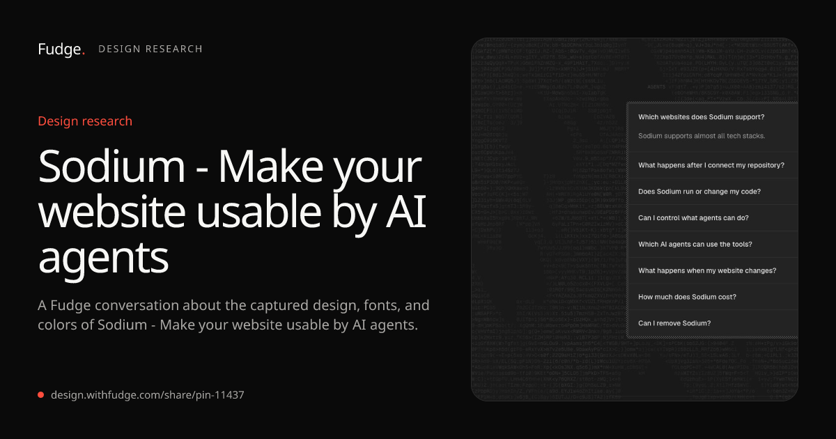Design Inspiration from sodium.result.dev/