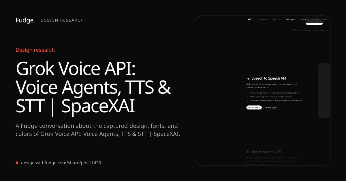 Design Inspiration from x.ai/api/voice